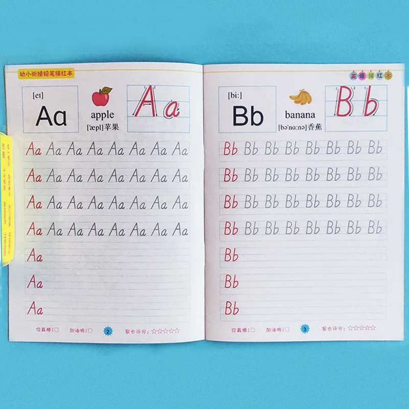 Hot SaleEnglish Excercise Book, 어린이를위한 영어 학습, 유치원 연습 서예 연습 도서 libros