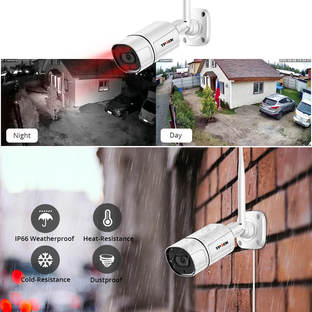 5MP IP 카메라 야외 WiFi 카메라 무선 감시 1080P 비디오 홈 보안WiFi 카메라 양방향 오디오CamHi CamHipro Hipro 캠