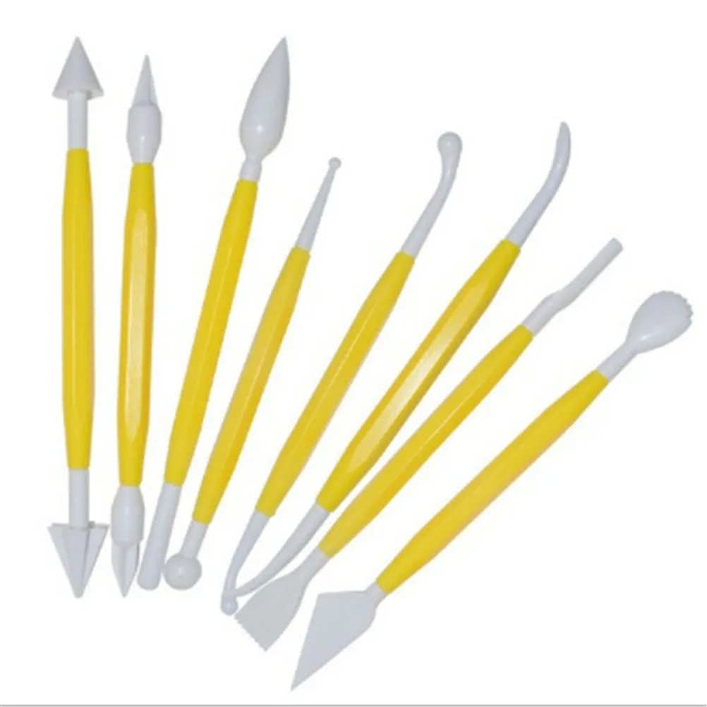 8 개/대 플라스틱 점토 조각 세트 polyform sculpey 도구 쉐이핑 클레이 playdough 도구 완구 폴리머 모델링 클레이 도구