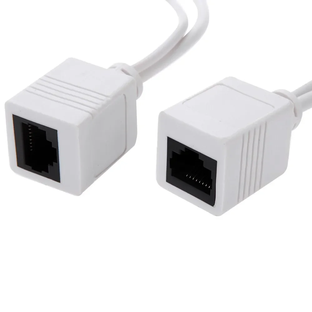 POE 케이블 수동 전원 이더넷 어댑터 케이블 POE 분배기 RJ45 인젝터 전원 공급 장치 모듈 12-48v IP Camea 용