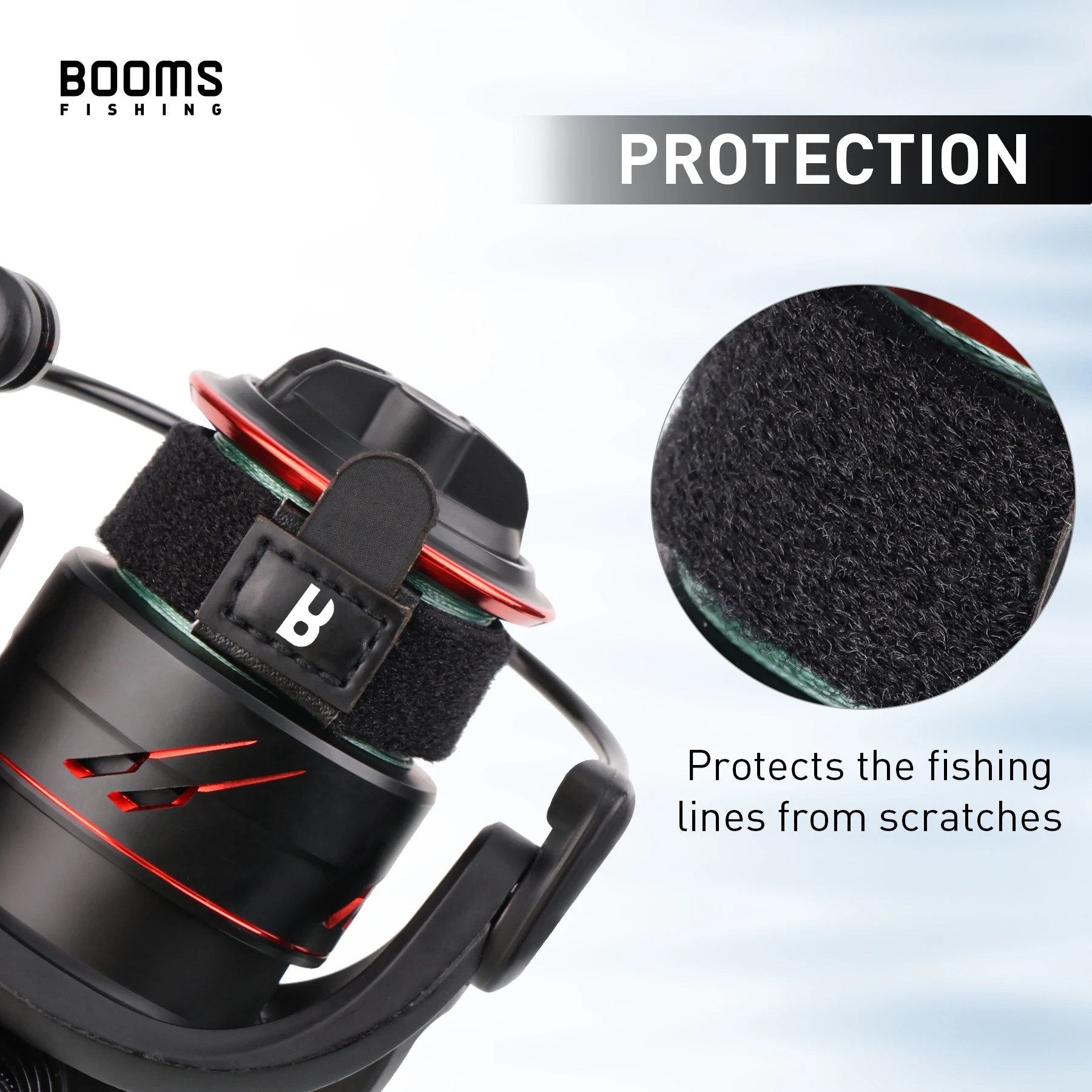 Booms Fishing SB1 스피닝 릴 보호 커버, 고품질 폴리에스터 라인 컵 보존 케이스, 낚시 릴 액세서리, 1-4 개