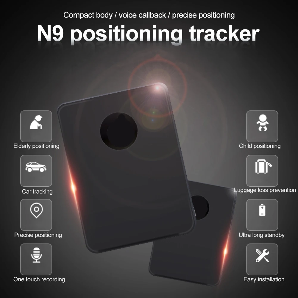 N9 무선 GSM 청취 오디오 버깅 감시 음성 감지 자동차 GPS 트래커, 실시간 청취 오디오 도청 태핑 장치