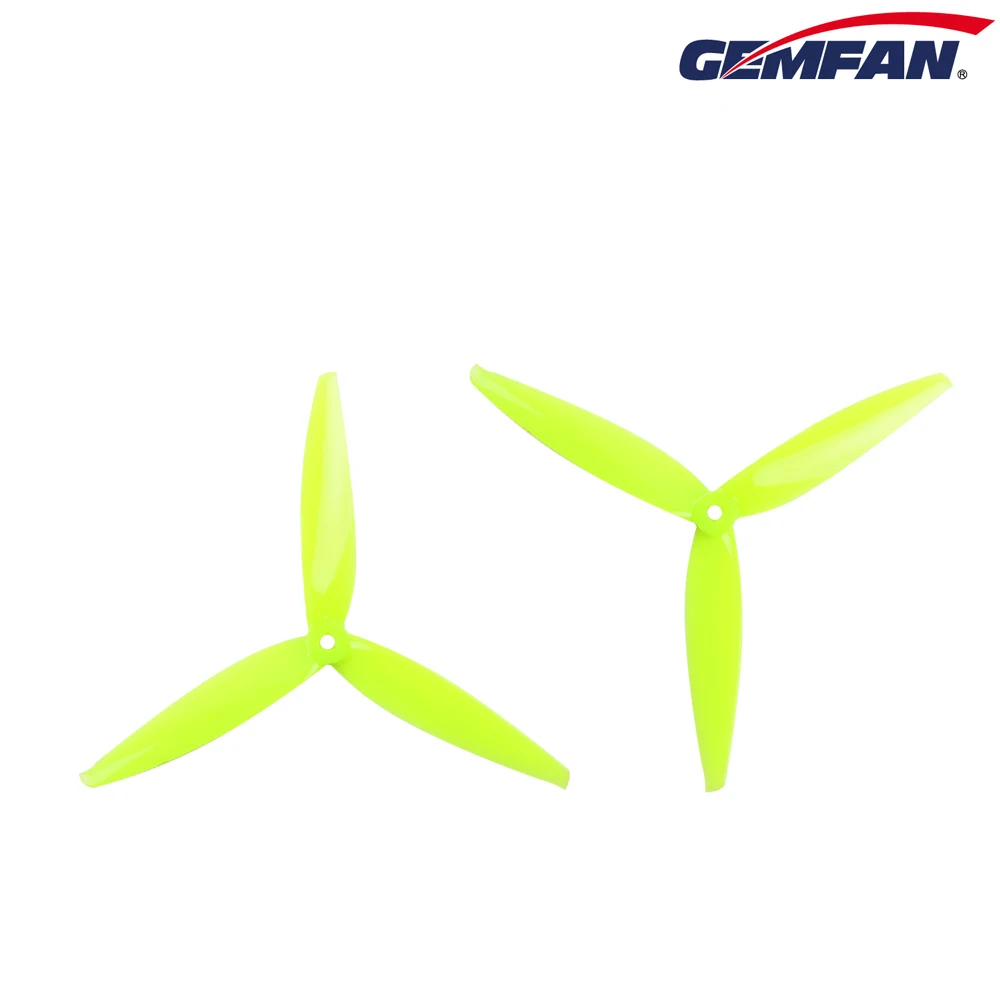 Gemfan-7040 7.0x4.0 FPV PC 3 프로펠러 블레이드, 5 가지 색상, CW CCW 샤프트, 기계를 통해 더 많은 특수 모터 2407, 2 쌍