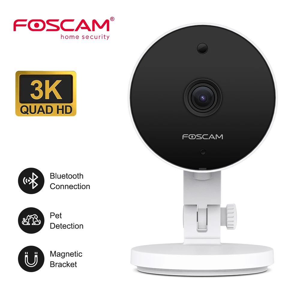 Foscam 듀얼 밴드 와이파이 IP 카메라 베이비 모니터, 모션 감지, 스마트 홈 24/7, 비디오 녹화 감시, 3K CCTV 캠, 5MP title=Foscam 듀얼 밴드 와이파이 IP 카메라 베이비 모니터, 모션 감지, 스마트 홈 24/7, 비디오 녹화 감시, 3K CCTV 캠, 5MP 