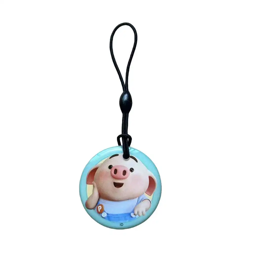 EM4305 RFID 태그 키 체인 복사 복제 태그, 근접 빈 데이터 카드, T5577 125khz ID 재기록 가능 복사기 배지, 1 개