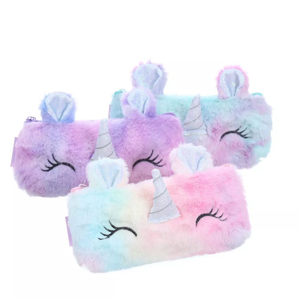 봉제 유니콘 귀여운 연필 케이스 Licorne Kawaii Girls Estuche Para Lpices for Trousse Astuccio 캔버스 Scolaire School Cartuchera title=봉제 유니콘 귀여운 연필 케이스 Licorne Kawaii Girls Estuche Para Lpices for Trousse Astuccio 캔버스 Scolaire School Cartuchera