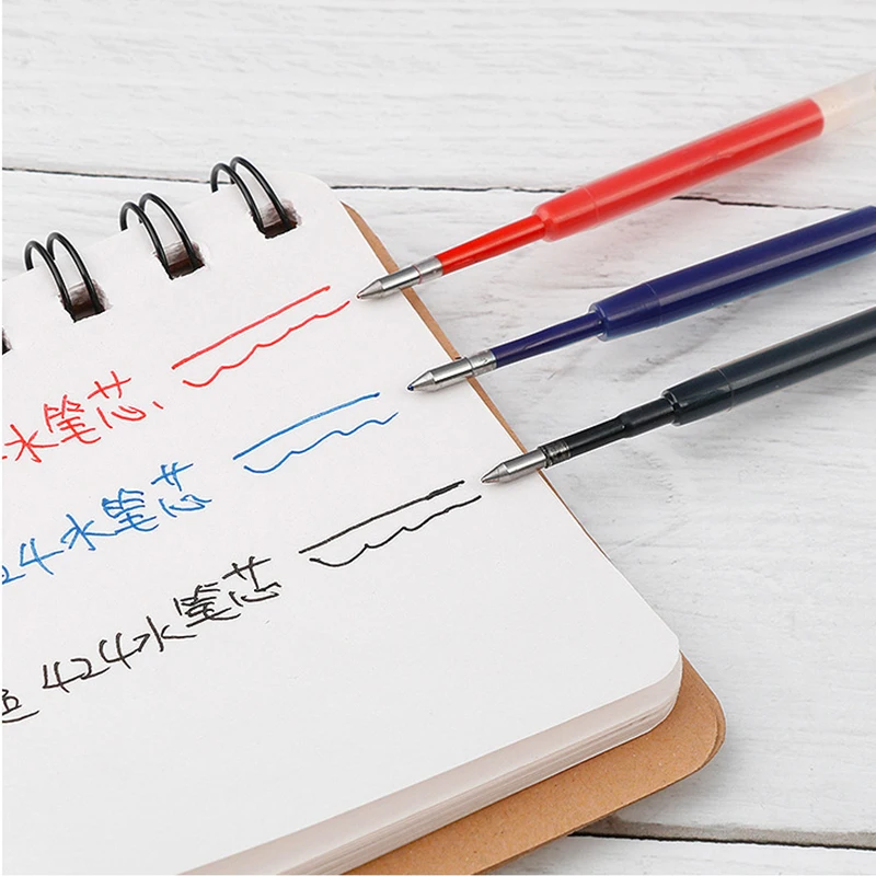 사무실 문구류 쓰기 전용 교체형 424 펜 리필 막대, 9.8cm, 0.5mm, 스페셜 오피스 비즈니스 G2 볼펜 리필 막대, 10 개