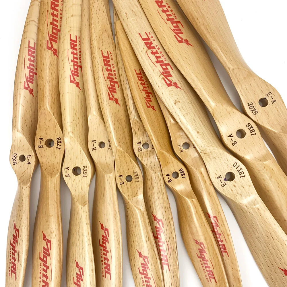 전기 RC 비행기 모터 CW 너도밤나무 나무 나무 프로펠러, 2 블레이드 프로펠러, 12x6/8, 13x6/8, 14x7, 15x8, 16x8, 17x8, 18x8/10, 20x8 인치, 1 개