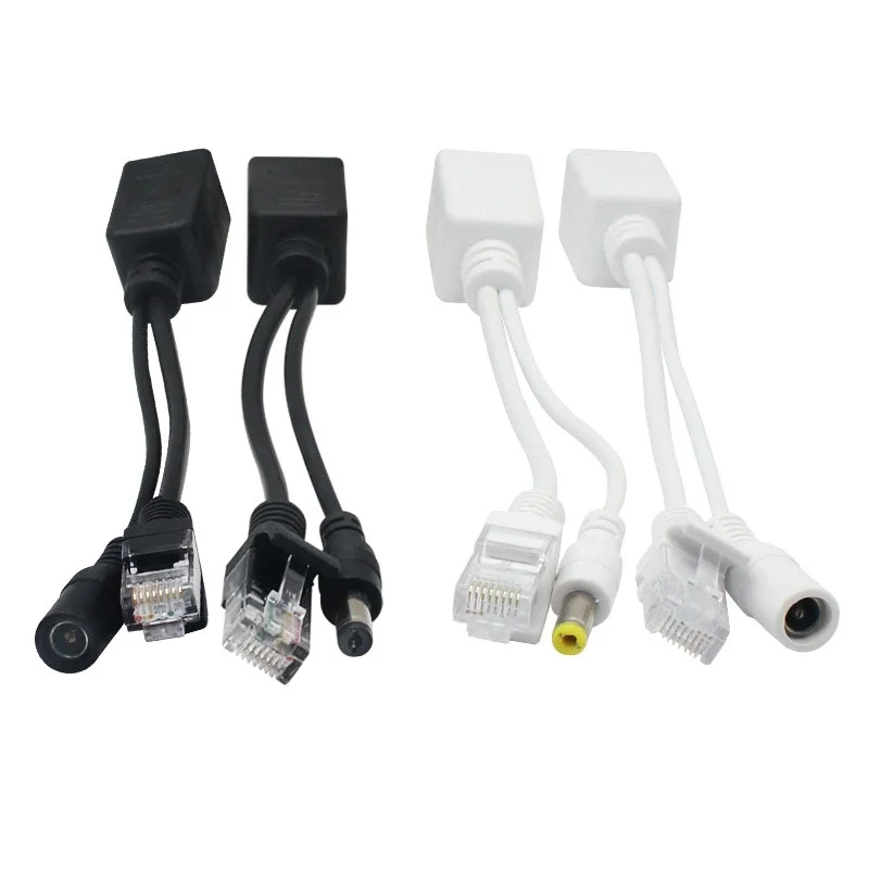 POE 케이블 수동 전원 이더넷 어댑터 케이블 POE 분배기 RJ45 인젝터 전원 공급 장치 모듈 12-48v IP Camea 용 title=POE 케이블 수동 전원 이더넷 어댑터 케이블 POE 분배기 RJ45 인젝터 전원 공급 장치 모듈 12-48v IP Camea 용 
