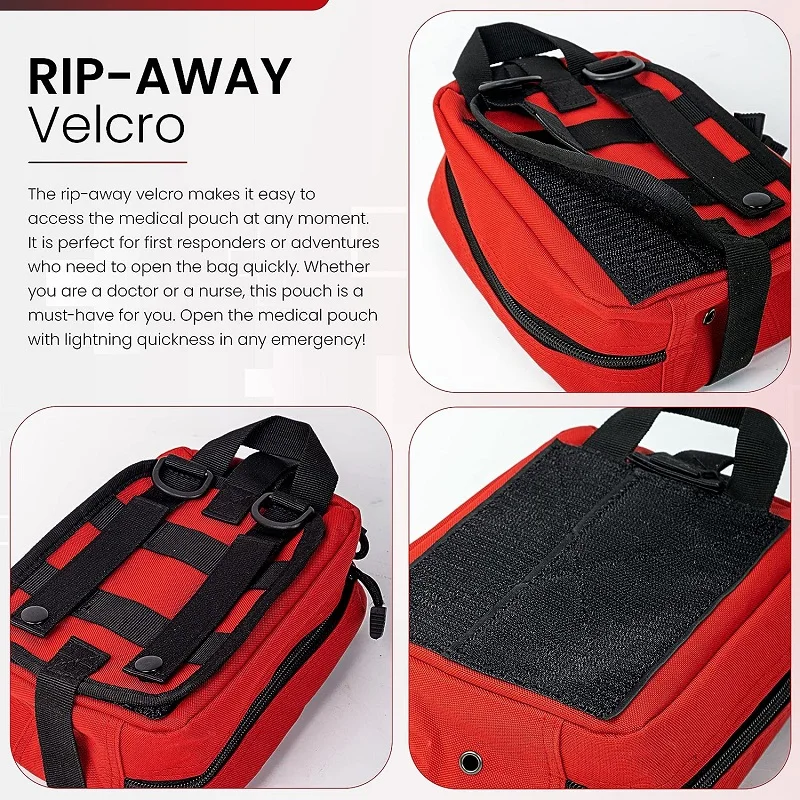 Molle 군사 파우치 EDC 가방 의료 EMT 전술 야외 응급 처치 키트 비상 팩 Ifak 육군 군사 캠핑 사냥 가방