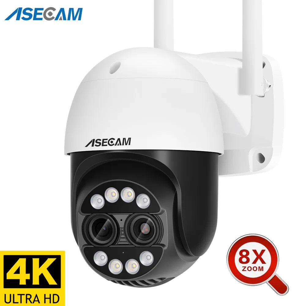 8mp 듀얼 렌즈 2.8mm -12mm 8x 줌 4K PTZ 와이파이 IP 카메라 야외 AI 인간 추적 CCTV 오디오, 홈 보안 감시 카메라 title=8mp 듀얼 렌즈 2.8mm -12mm 8x 줌 4K PTZ 와이파이 IP 카메라 야외 AI 인간 추적 CCTV 오디오, 홈 보안 감시 카메라