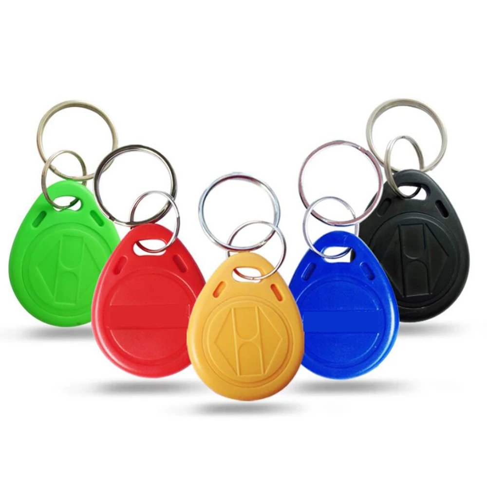Em4305 t5577 RFID 125khz 키 키톱, 재기록 가능, 재기록 가능, 중복 태그, 재작성, 근접 ID 토큰 링, RFID 클론, 10 개