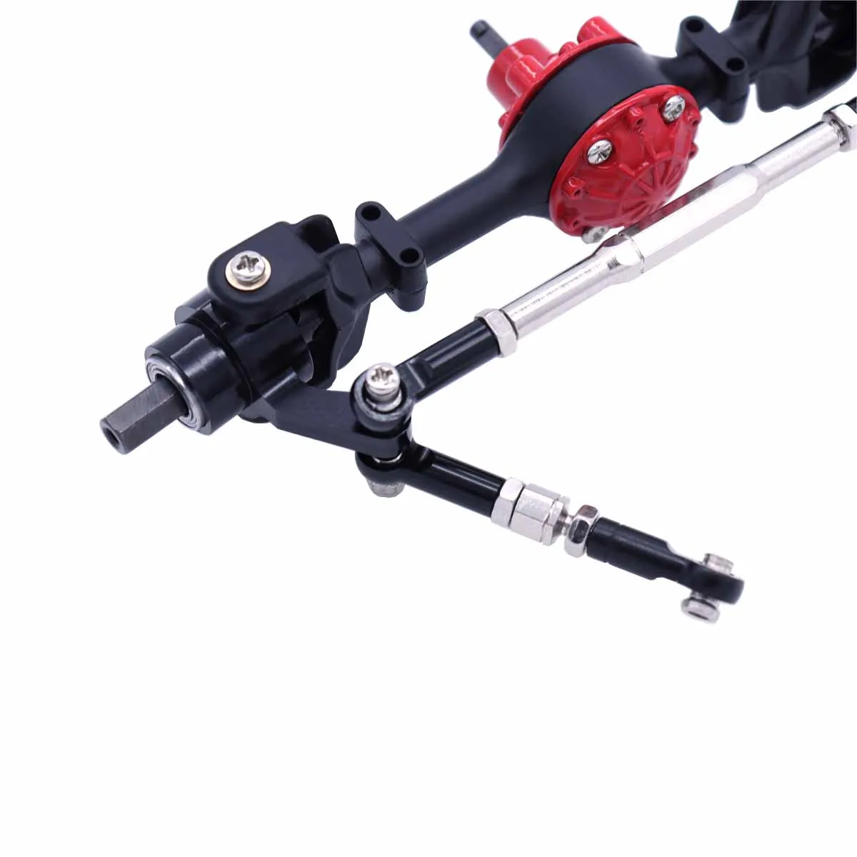 WPL 금속 전방 및 후방 차축 세트, WPL C14 C24 C34 C44 B14 B24 1/16 RC 자동차 업그레이드 부품 액세서리