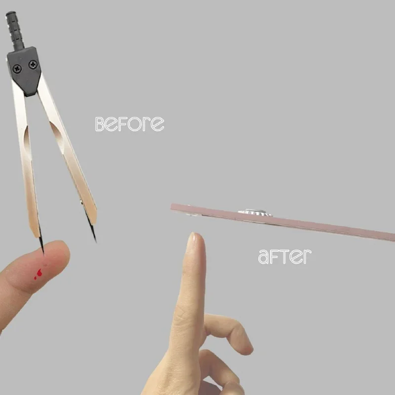 사무실 학교 가정용 DIY 기하학적 나침반 눈금자, 2 인 1 나침반 색상, 다기능 드로잉 서클 도구, 1PC