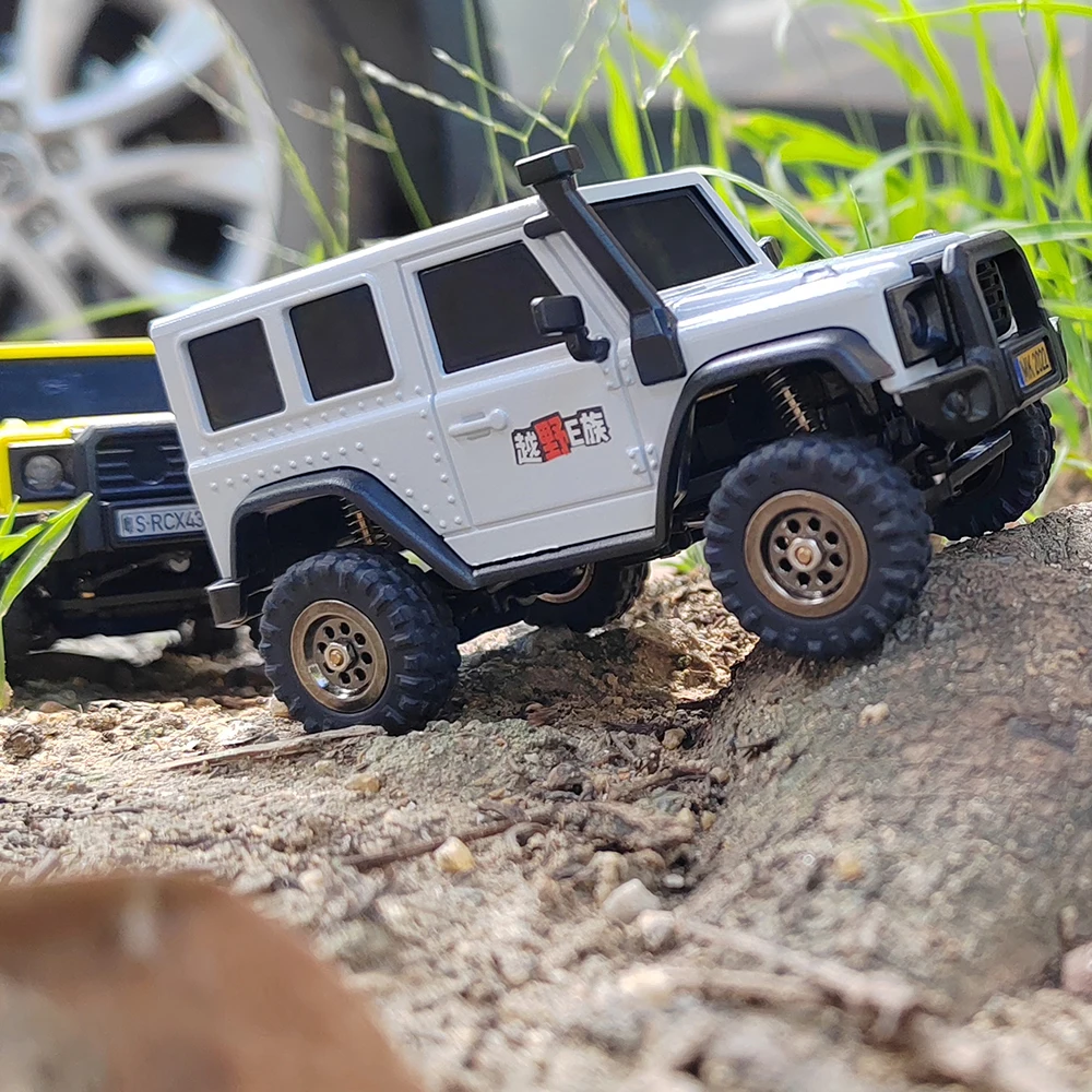 LDARC X43 RTR/BNR 1/43 크롤러 터보 RC카, 4WD 리모컨 미니 클라이밍 실내 레이싱 차량, 어린이 성인용 장난감 오프로더