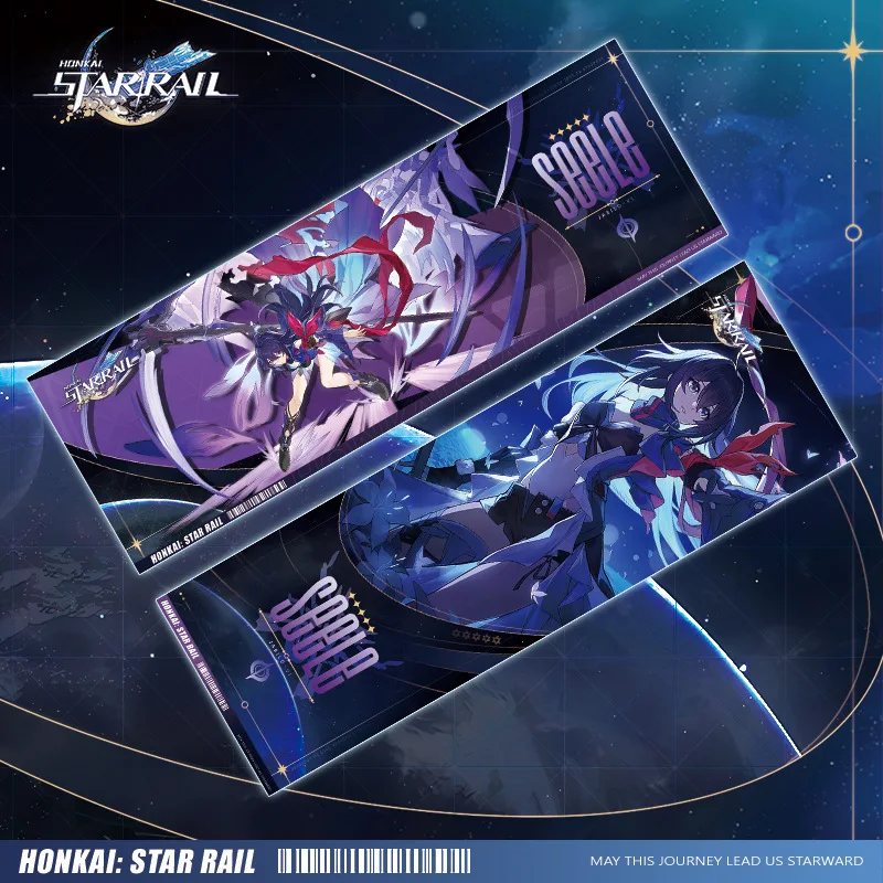 Honkai 스타 레일 컬렉션 카드 게임, Seele Bailu Clara Bronya 코스프레 소품, 애니메이션 타로 카드 게임 컬렉션 카드 선물 장난감