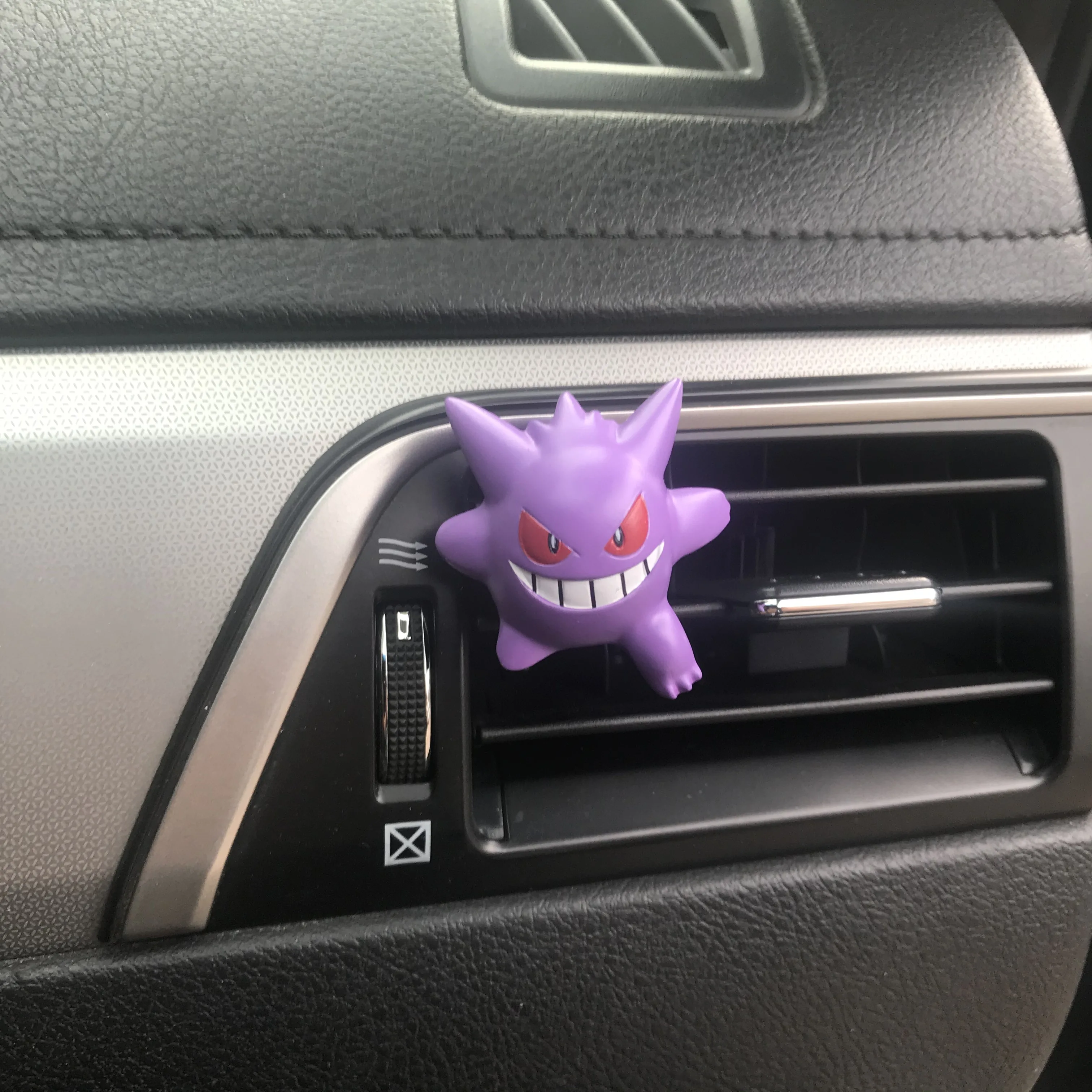 고스트 포켓몬 피규어 자동차 인테리어 공기 배출구 장식, Gongar Haunter Duskull 애니메이션 카와이 자동차 장식 선물, 6 가지 유형