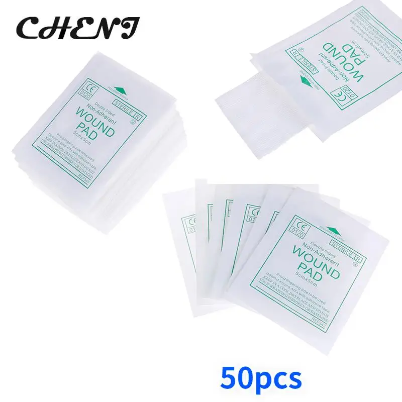 멸균 의료 거즈 패드, 상처 관리 용품, 면 응급 처치, 방수 상처 드레싱, 10 개, 50 개 title=멸균 의료 거즈 패드, 상처 관리 용품, 면 응급 처치, 방수 상처 드레싱, 10 개, 50 개 