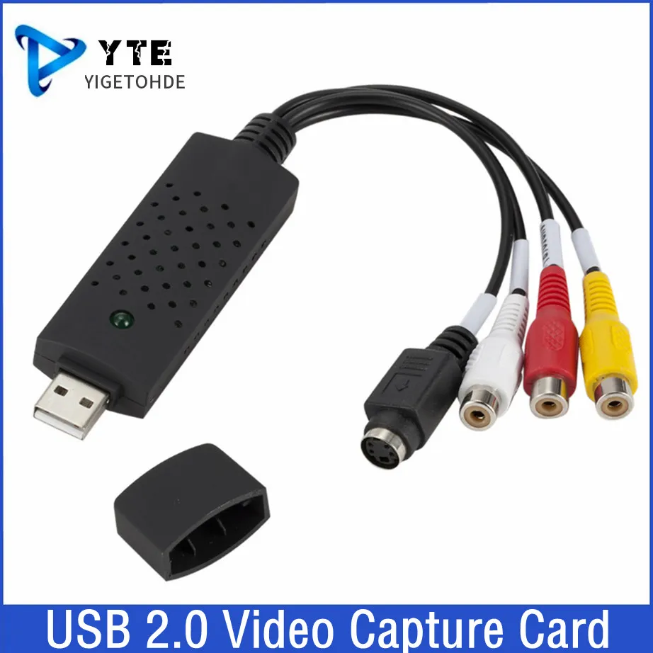USB 2.0 VHS-DVD 변환기, 아날로그 비디오-디지털 포맷 오디오 비디오, DVD VHS 레코드 캡처 카드 품질 PC 어댑터 title=USB 2.0 VHS-DVD 변환기, 아날로그 비디오-디지털 포맷 오디오 비디오, DVD VHS 레코드 캡처 카드 품질 PC 어댑터 
