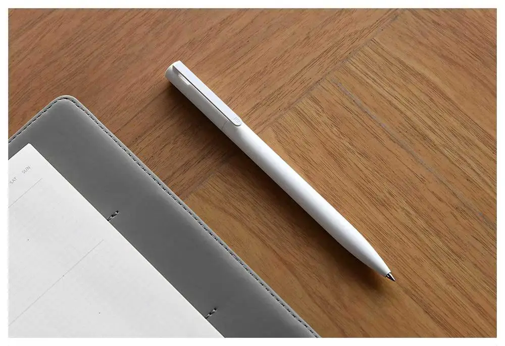 Xiaomi-Mijia 오리지널 젤 펜 MI 펜 0.5mm 서명 펜, PREMEC 부드러운 스위스 리필 미쿠니 일본 잉크 (검정, 파랑) 최고의 선물
