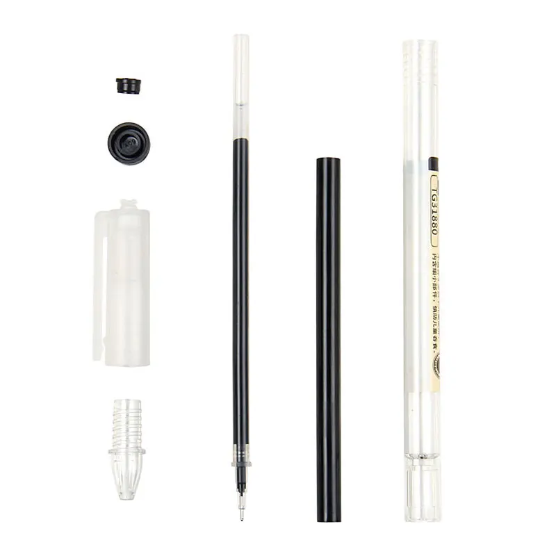 일본 볼펜 블랙 블루 잉크 펜, 학교 사무실 학생 시험 서명 펜, 필기 문구 용품, 0.35mm