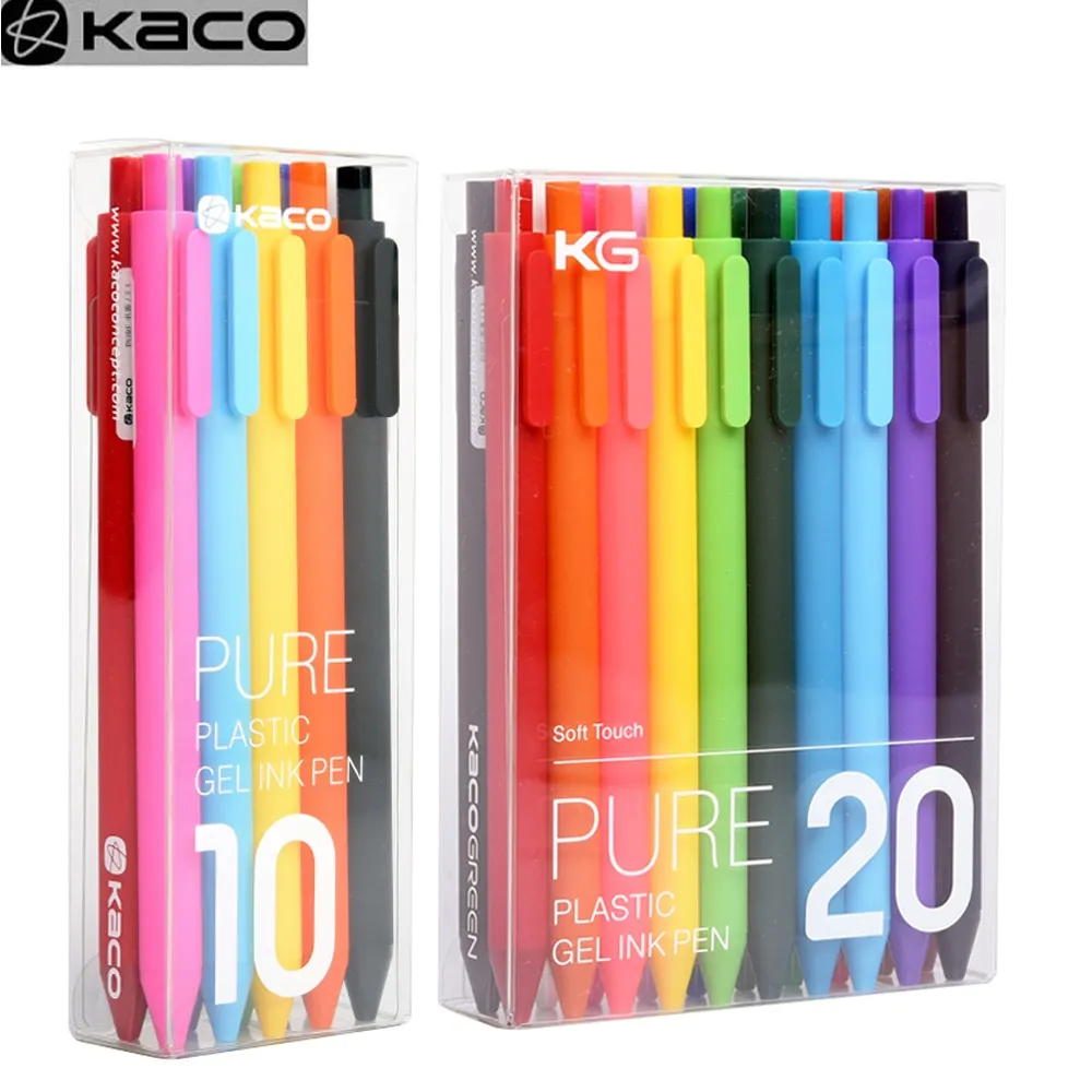Kaco 다양한 색상 개폐식 젤 펜, 0.5MM 컬러 잉크, 저널 노트, 매끄러운 글쓰기, 플래너 드로잉 문구, 20/10 title=Kaco 다양한 색상 개폐식 젤 펜, 0.5MM 컬러 잉크, 저널 노트, 매끄러운 글쓰기, 플래너 드로잉 문구, 20/10 