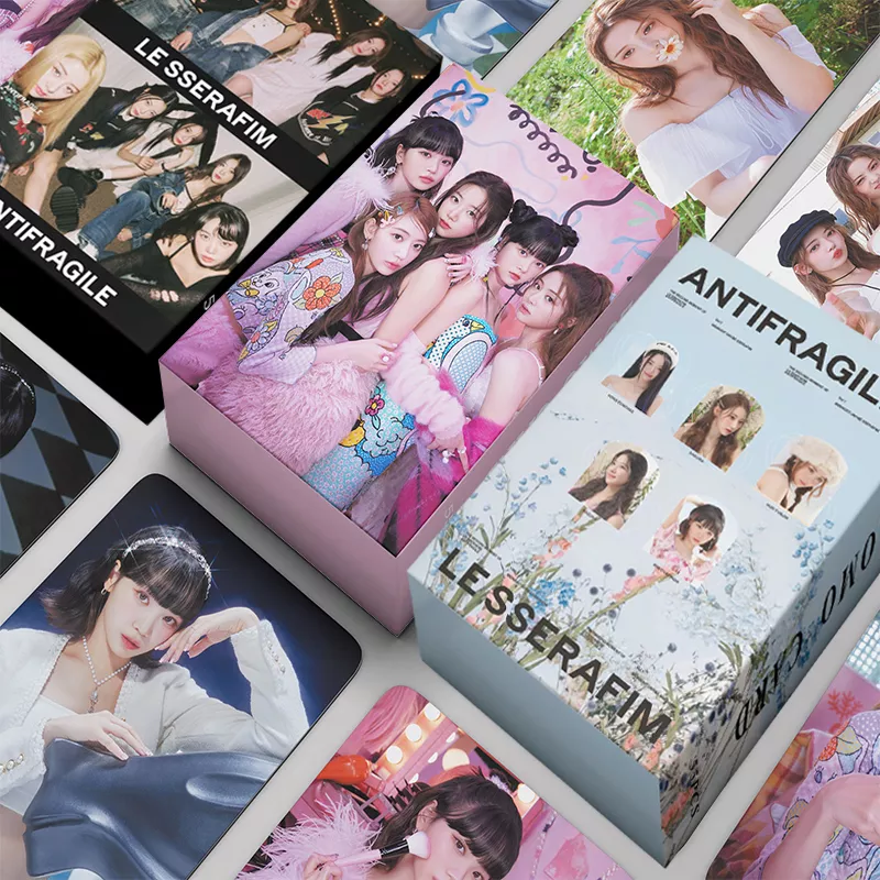 케이팝 걸그룹 로모 포토카드, 르세라핏 앤티프래질, 신상 앨범, FEARLESS, 귀여운 프린트 카드, 포스터 팬 선물, 세트당 55 장 title=케이팝 걸그룹 로모 포토카드, 르세라핏 앤티프래질, 신상 앨범, FEARLESS, 귀여운 프린트 카드, 포스터 팬 선물, 세트당 55 장 