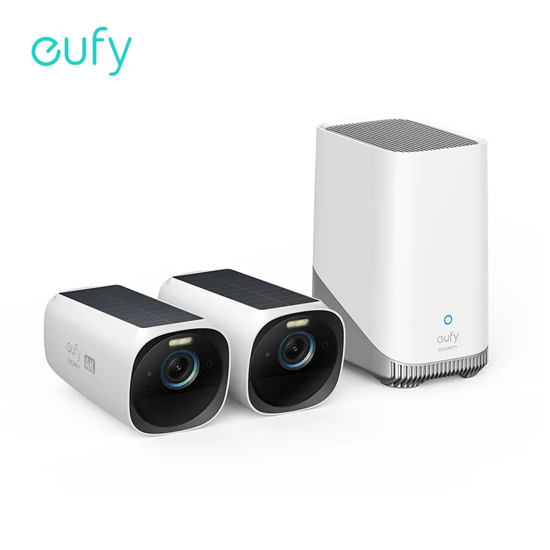 Eufy-보안 S330 eufyCam 3 태양 전지 패널, 야외 무선 4K 카메라, Forever Power 얼굴 인식 AI title=Eufy-보안 S330 eufyCam 3 태양 전지 패널, 야외 무선 4K 카메라, Forever Power 얼굴 인식 AI 
