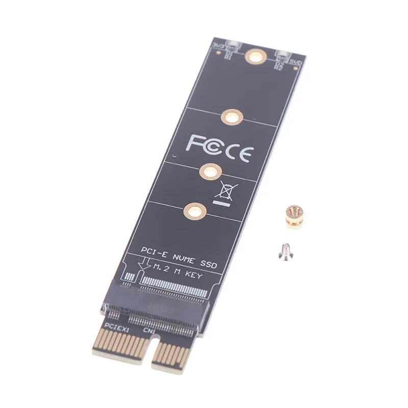 PCIE-M2 어댑터, NVMe SSD M2 PCIE X1 Raiser PCI-E PCI Express M 키 커넥터, M.2 SSD 풀 스피드 지원, 1 개 title=PCIE-M2 어댑터, NVMe SSD M2 PCIE X1 Raiser PCI-E PCI Express M 키 커넥터, M.2 SSD 풀 스피드 지원, 1 개 