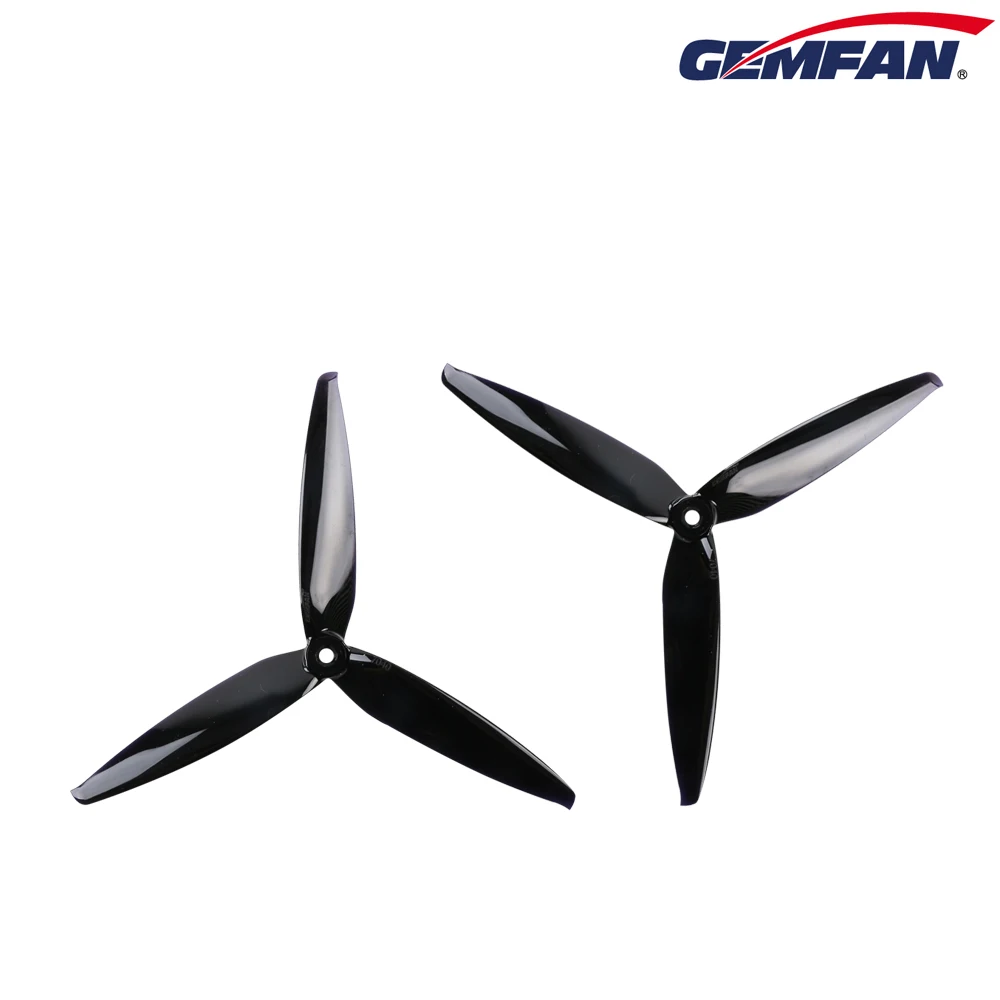 Gemfan-7040 7.0x4.0 FPV PC 3 프로펠러 블레이드, 5 가지 색상, CW CCW 샤프트, 기계를 통해 더 많은 특수 모터 2407, 2 쌍