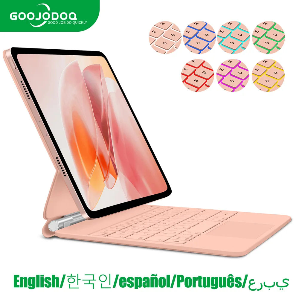 GOOJODOQ 매직 플로팅 스탠드 블루투스 키보드, 아이패드 프로 11 인치, 4 세대 3 세대 2 세대 1 세대, 아이패드 에어 5 세대 title=GOOJODOQ 매직 플로팅 스탠드 블루투스 키보드, 아이패드 프로 11 인치, 4 세대 3 세대 2 세대 1 세대, 아이패드 에어 5 세대 