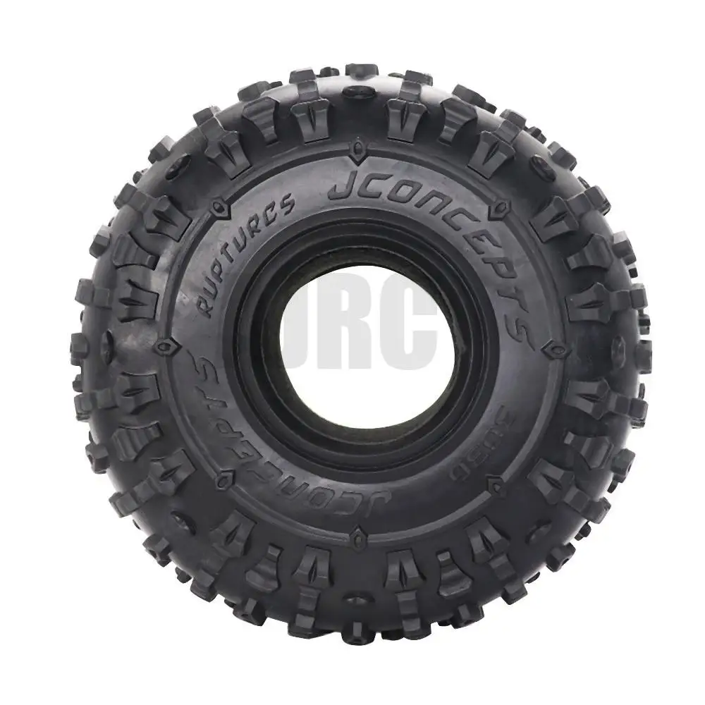 Jconcepts-2.2 인치 고무 타이어, 2.2 휠 타이어 150x64mm, 1/10 Rc 크롤러 레이스 트랙스 Rr10 Scx10 랭글러 2.2 휠용, 4 개