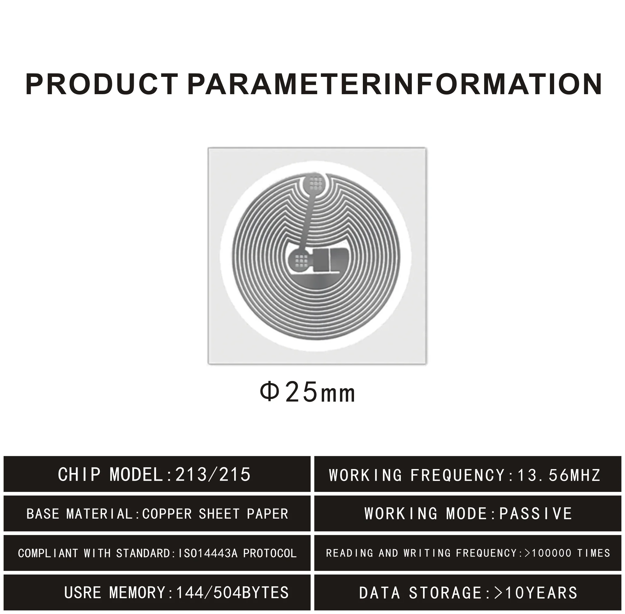 NFC 태그 NFC 스티커, NT/AG 213 215 216 RFID NFC 태그 스티커, NFC 휴대폰용 접착 라벨, Nt/ag213 Nt ag215, 100 개, 50 개, 10 개
