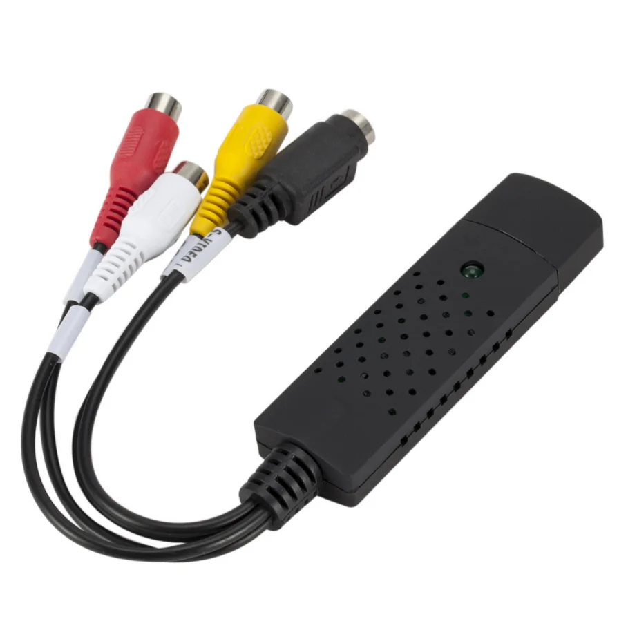 USB 2.0 VHS-DVD 변환기, 아날로그 비디오-디지털 포맷 오디오 비디오, DVD VHS 레코드 캡처 카드 품질 PC 어댑터