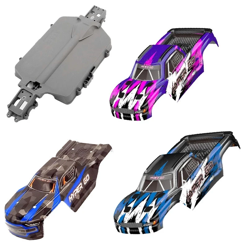 MJX 하이퍼 고 RC 자동차 부품 원격 제어 자동차 H16H 16207 16208 16209 16210, 개조된 액세서리 차동 충격 흡수 타이어