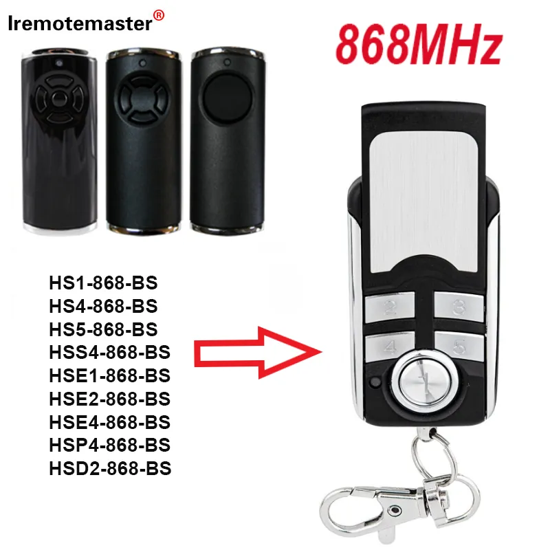 HORMANN BiSecur HSE2-868-BS HSE4-868-BS 차고 도어 원격 제어 HORMANN HS1 HS4 HSS4 HSE1 HSP4 HSD2 868 BS 송신기