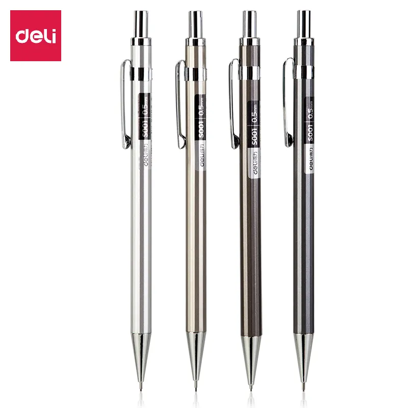고품질 델리 기계식 연필 풀 메탈 0.5MM/0.7MM, 전문 회화 및 쓰기 학교 용품 문구 펜 title=고품질 델리 기계식 연필 풀 메탈 0.5MM/0.7MM, 전문 회화 및 쓰기 학교 용품 문구 펜 