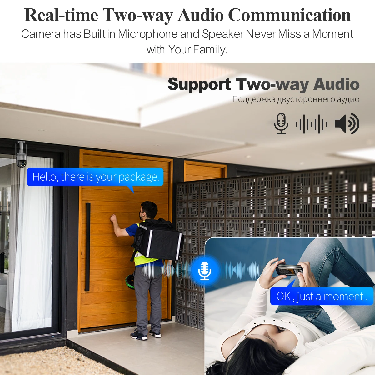 Techage 8MP 4K 2K PTZ 무선 IP 카메라, 비디오 보안 감시, 와이파이 카메라, 야외 AI, 적청등 알람, 사람 감지