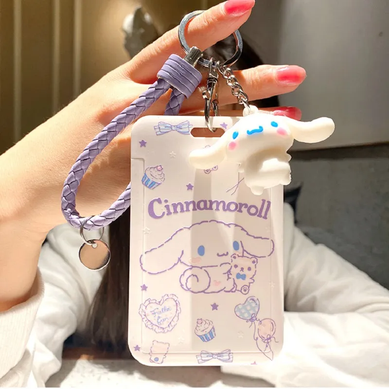 Sanrio-애니메이션 시나모롤 은행 카드 키 체인 식사 카드 Id 카드, 지하철 카드 가방 펜던트 쿠로미 헬로키티 마이 멜로디 만화 선물 title=Sanrio-애니메이션 시나모롤 은행 카드 키 체인 식사 카드 Id 카드, 지하철 카드 가방 펜던트 쿠로미 헬로키티 마이 멜로디 만화 선물 