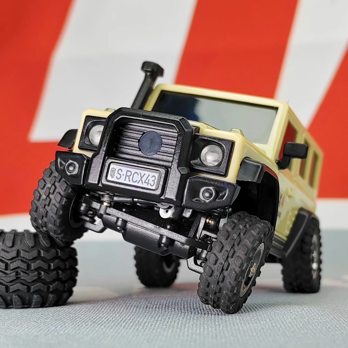 LDARC X43 RTR/BNR 1/43 크롤러 터보 RC카, 4WD 리모컨 미니 클라이밍 실내 레이싱 차량, 어린이 성인용 장난감 오프로더