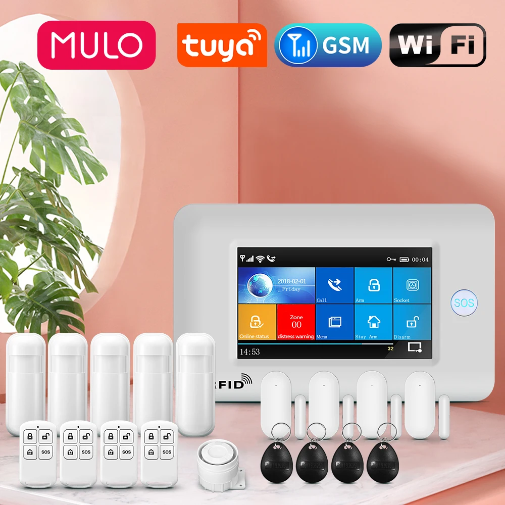 TUYA 경보 시스템, 무선 홈 알람, 와이파이 보안 알람, 가정용 GSM 도난 방지 경보 앱 리모컨, 알렉사와 함께 작동 title=TUYA 경보 시스템, 무선 홈 알람, 와이파이 보안 알람, 가정용 GSM 도난 방지 경보 앱 리모컨, 알렉사와 함께 작동