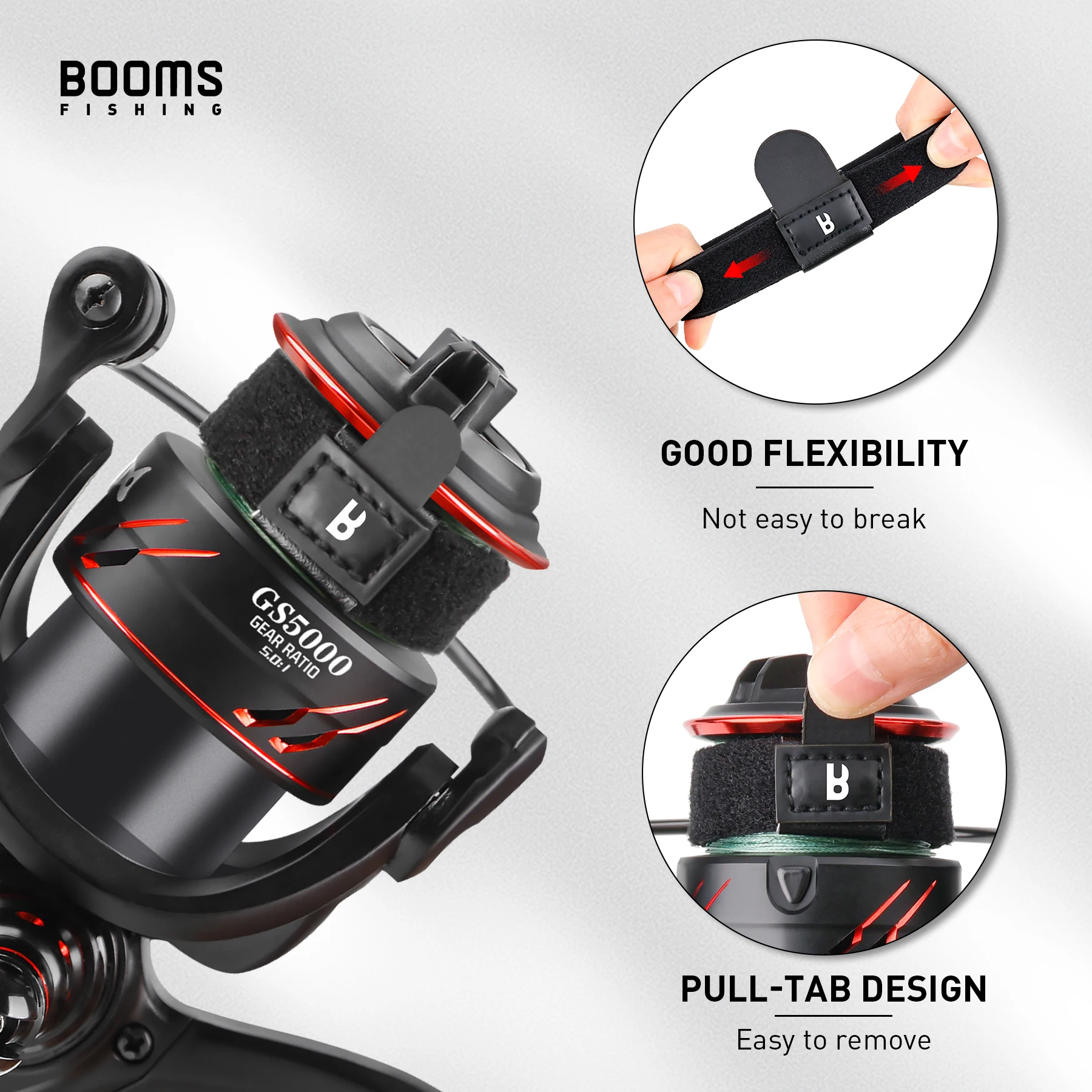 Booms Fishing SB1 스피닝 릴 보호 커버, 고품질 폴리에스터 라인 컵 보존 케이스, 낚시 릴 액세서리, 1-4 개