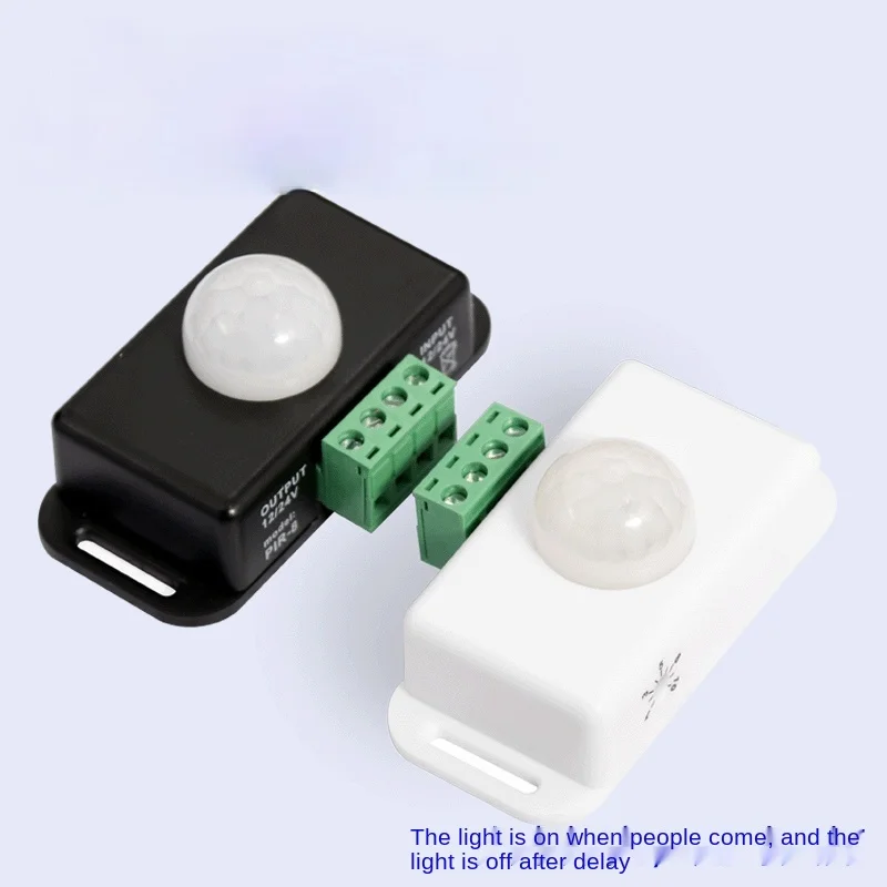 LED 라이트 스트립용 바디 적외선 PIR 모션 센서 스위치, 자동 적외선 PIR 모션 센서 타이머 스위치, DC 12V-24V