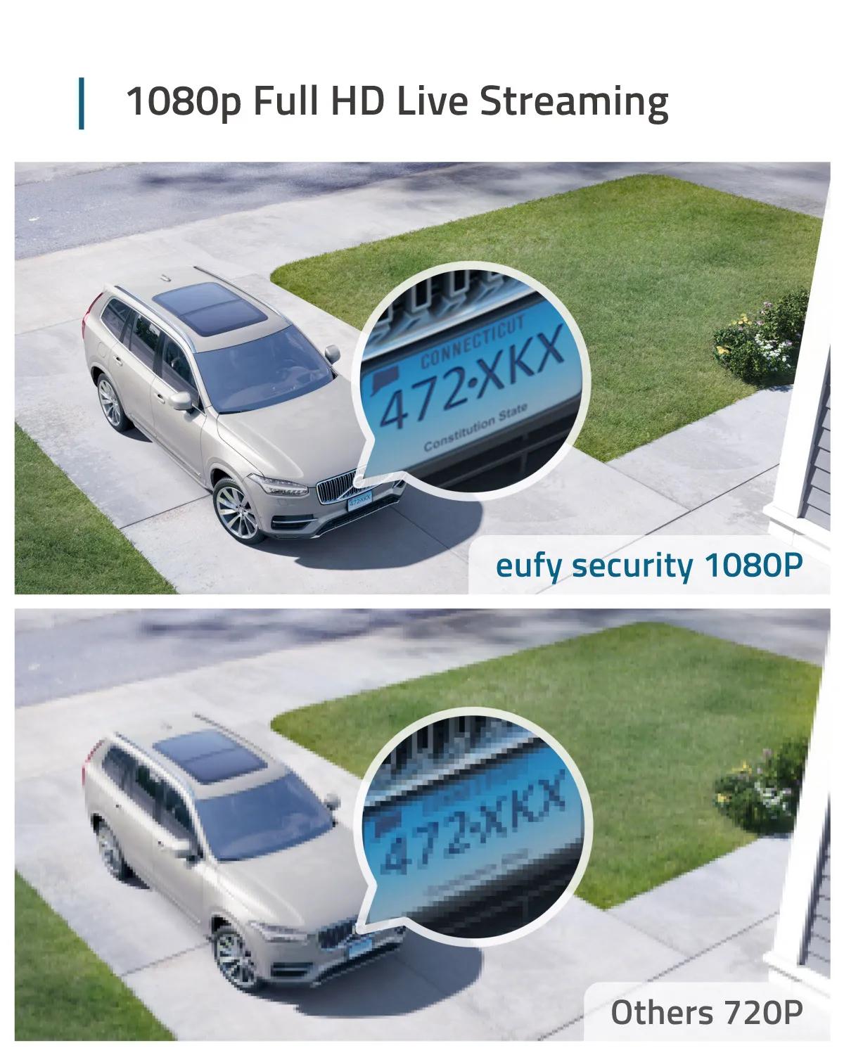 Eufy 보안 eufyCam 2C 무선 홈 보안 카메라, 180 일 배터리 수명 홈키트 호환성 1080p HD 월간 수수료 없음 EU & UK
