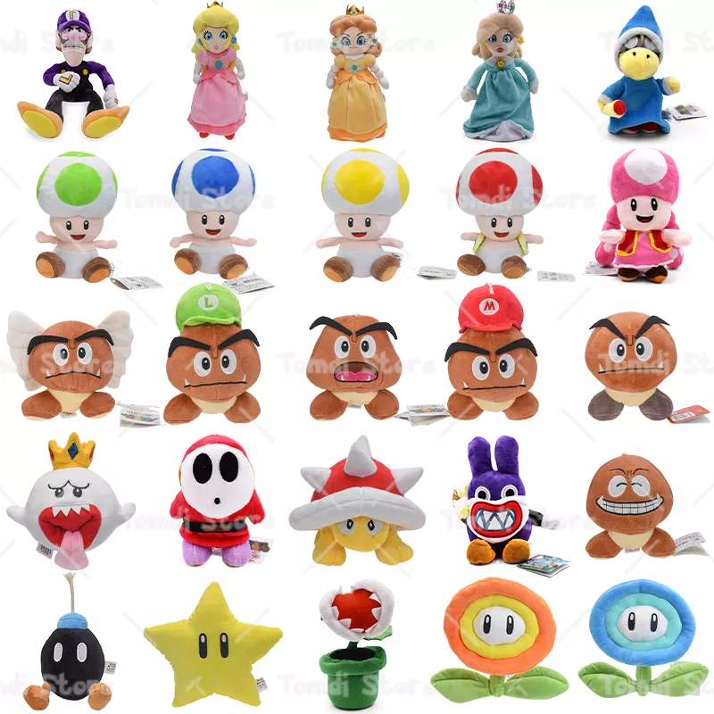 ACG 마리오 봉제 스타 공주, 복숭아, 두꺼비, Toadette, Goomba 유령 인형 장난감, 사랑스러운 생일, 크리스마스 인형 장난감, 25 가지 스타일 title=ACG 마리오 봉제 스타 공주, 복숭아, 두꺼비, Toadette, Goomba 유령 인형 장난감, 사랑스러운 생일, 크리스마스 인형 장난감, 25 가지 스타일 