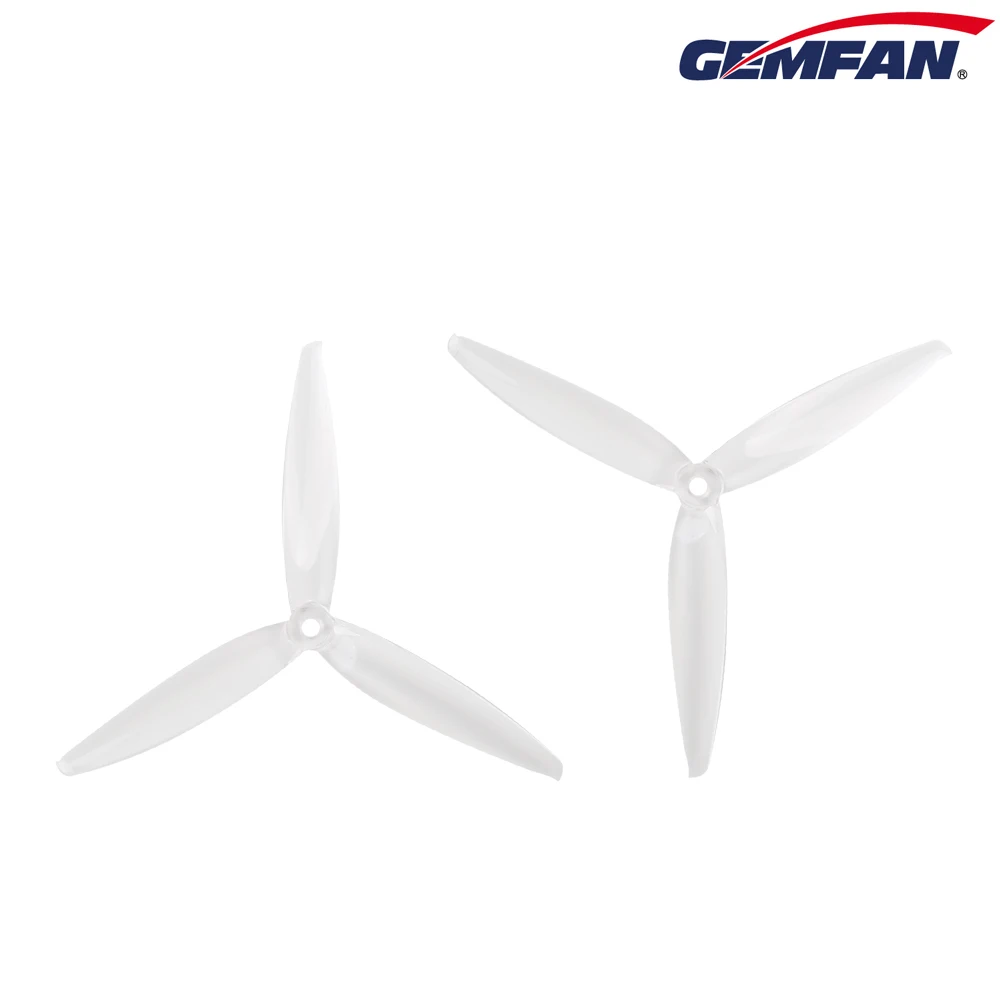 Gemfan-7040 7.0x4.0 FPV PC 3 프로펠러 블레이드, 5 가지 색상, CW CCW 샤프트, 기계를 통해 더 많은 특수 모터 2407, 2 쌍