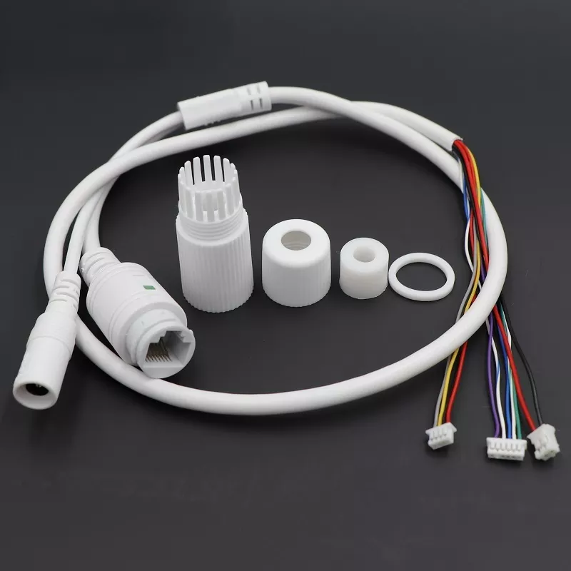 CCTV POE IP 네트워크 카메라 PCB 모듈 비디오 전원 케이블, 길이 65cm, RJ45 암 커넥터, 터미널, 방수 케이블 title=CCTV POE IP 네트워크 카메라 PCB 모듈 비디오 전원 케이블, 길이 65cm, RJ45 암 커넥터, 터미널, 방수 케이블 
