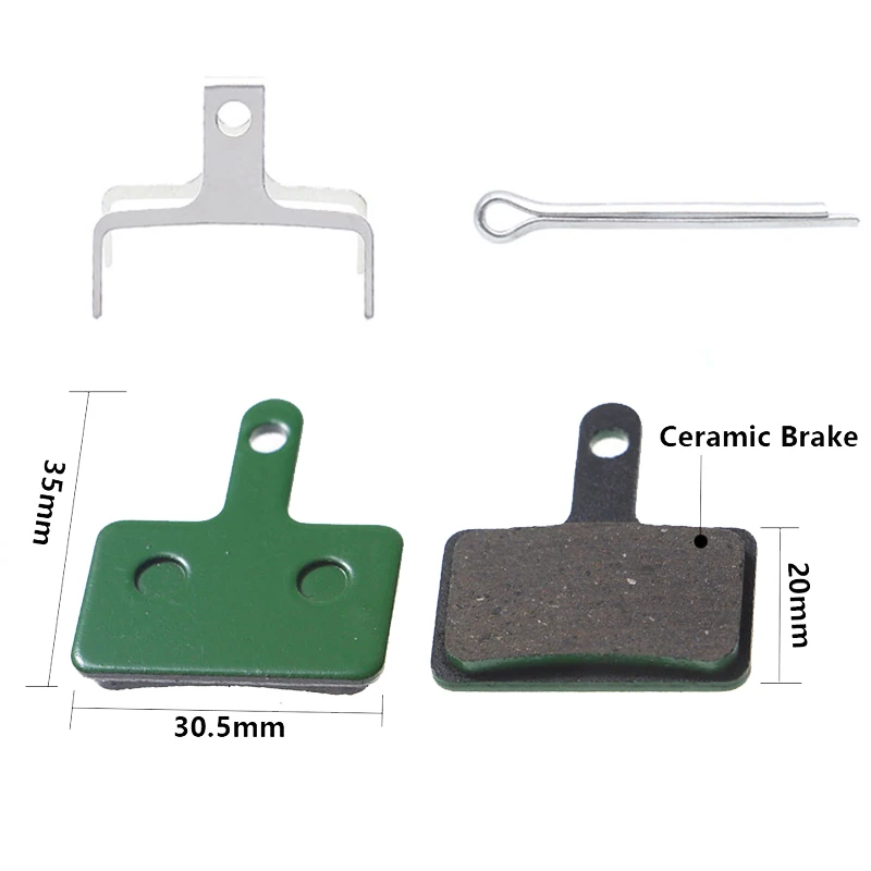 4 쌍 (8pcs) MTB 자전거 유압 디스크 도자기 브레이크 패드 시마노 SRAM AVID HAYES Magura 자전거 부품 자전거 액세서리