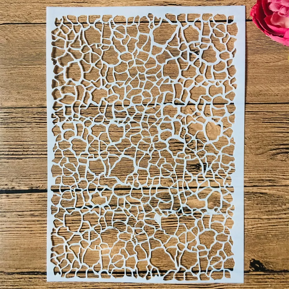A4 불규칙한 모자이크 질감 DIY 레이어링 스텐실 벽 그림, 스크랩북 컬러링 엠보싱 앨범 장식 템플릿, 29x21cm title=A4 불규칙한 모자이크 질감 DIY 레이어링 스텐실 벽 그림, 스크랩북 컬러링 엠보싱 앨범 장식 템플릿, 29x21cm
