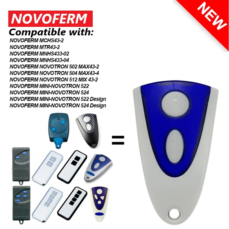 NOVOFERM NOVOTRON 502 MAX43-2 504 MAX43-4, 433.92mhz 차고 리모컨, NOVOFERM MNHS433-02 MNHS433-04 MINI-NOVOTRON 522, 신제품 title=NOVOFERM NOVOTRON 502 MAX43-2 504 MAX43-4, 433.92mhz 차고 리모컨, NOVOFERM MNHS433-02 MNHS433-04 MINI-NOVOTRON 522, 신제품 